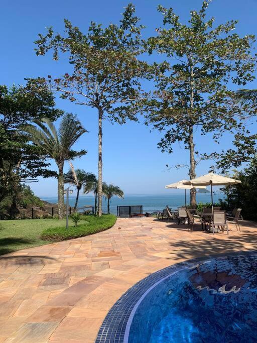 Casa Deliciosa Em Condo C/ Piscina Frente Ao Mar Sao Sebastiao  Buitenkant foto