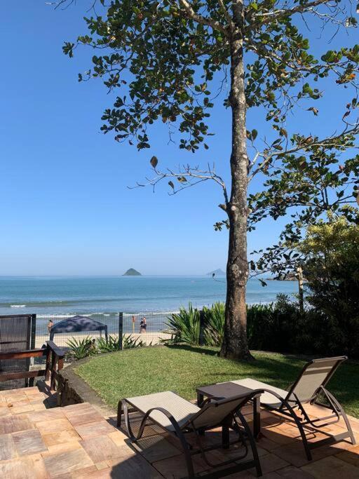 Casa Deliciosa Em Condo C/ Piscina Frente Ao Mar Sao Sebastiao  Buitenkant foto