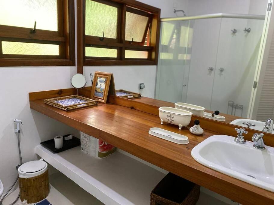 Casa Deliciosa Em Condo C/ Piscina Frente Ao Mar Sao Sebastiao  Buitenkant foto