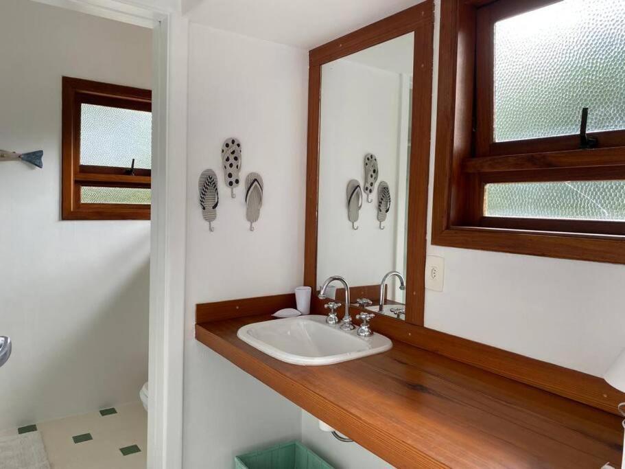 Casa Deliciosa Em Condo C/ Piscina Frente Ao Mar Sao Sebastiao  Buitenkant foto